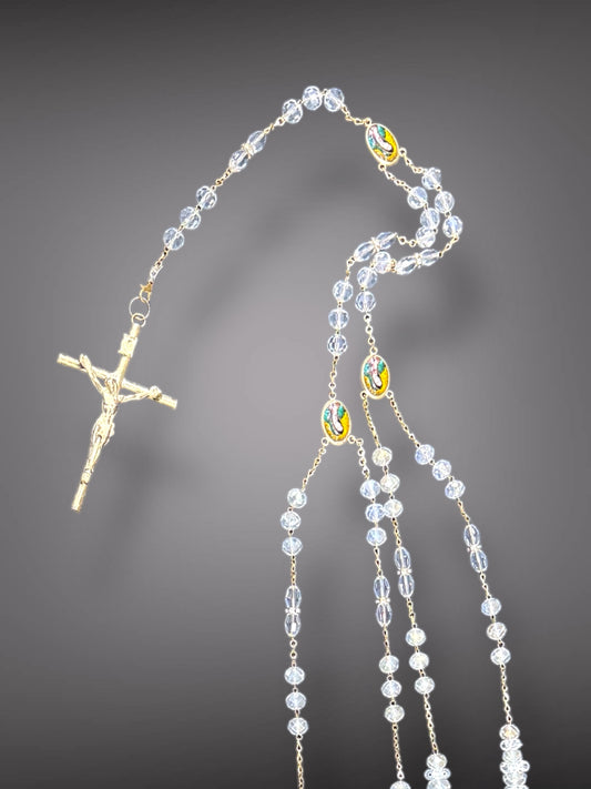 Lazo para boda de cristal mod virgen de Guadalupe