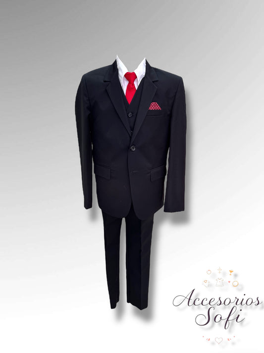 Traje de niño elegante 5 piezas